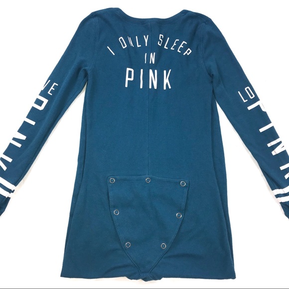 SOLD! Victoria Secret’s - Love Pink Onesie Pajamas - Picture 2 of 3